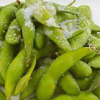 Classic Edamame- · Steamed whole soybean, sprinkled with salt