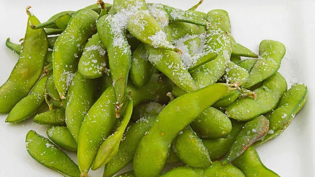 Classic Edamame- · Steamed whole soybean, sprinkled with salt