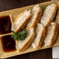 Gyoza · pan fried pork & vegetables dumplings