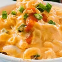 Buffalo Chicken Mac And Cheese · Serves two. Ingredients: chicken breast, pasta, evaporated milk, butter, ranch seasoning, ho...