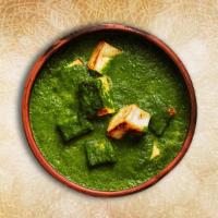 Cottage Cheese  Spinach · Indian cottage cheese cubes in a mild, spiced smooth spinach sauce and creamy dish is made w...