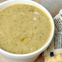 Wed- Potato Leek Soup · Comfort Food! We slow cook our soup with potatoes and leeks (onions) to bring out a deliciou...