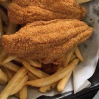 6 Chicken Strips · Three or five fried chicken strips