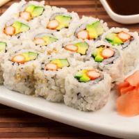California Roll · crab meat Avocado and cucumber.