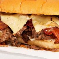 Bacon And Ranch Cheese Steak · Steak sandwich with bacon, ranch, and your choice of cheese.