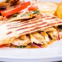 Cajun Chicken · Grilled chicken breast flavored with Cajun seasoning. Topped with jack cheese, red onions, l...