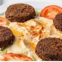 Side Falafel With Hummus And Tomato- · 