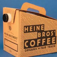 Joe To Go · Heine Bros Coffee that serves 8-10 people and includes cups, sugar and creamers.