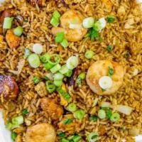 Combination Fried Rice · Chicken, shrimp, and barbecue pork.