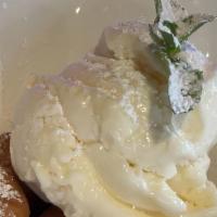 D 2. Fried Beignet With Ice Cream · 