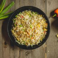 Fried Rice (Choose Your Protein) · Fried rice is a dish of cooked rice that has been stir-fried in a wok or a frying pan and is...