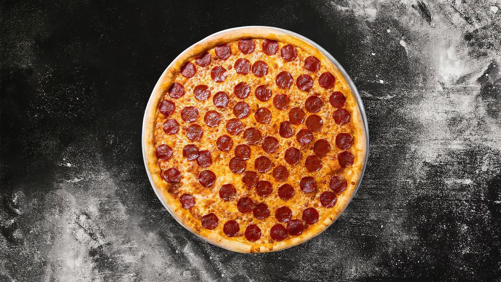 Pepperoni Lover'S (Large 14'')Gf · Triple amount of pepperoni's with loads of extra cheese.
