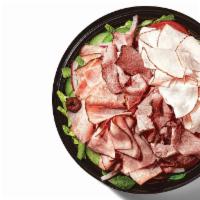 Subway Club® · One bowl, THREE proteins: Oven-Roasted Turkey, Black Forest Ham, and Choice Angus Roast Beef...