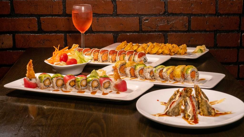 Sushi Appetizer · Six pieces Chef choice of nigiri sushi.