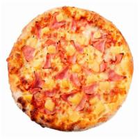 Hawaiian Pizza · Plenty of pineapple, ham and double mozzarella cheese.