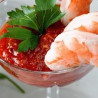 Large Shrimp Cocktail · With horseradish cocktail sauce.