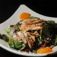 Margarita'S Chicken Salad · Fresh romaine lettuce salad with grilled chicken, tomatoes, carrots, avocados, red onion, cu...