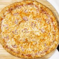 Hawaiian Pizza  · Whole milk mozzarella, pineapple, & Canadian bacon