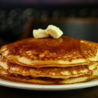 Buttermilk Pancake Stack · Fresh from the griddle.