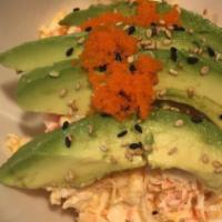 Snow Crab Salad · Snow crab, avocado, masago, sesame seed.