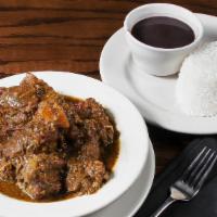 Stewed Oxtail /  Rabo Encendido · cooked to order. Tender, flavorful oxtail, stewed in a zesty creole sauce.