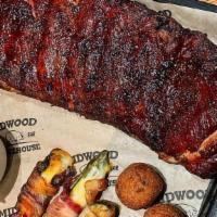 Ribs - Whole Rack · Quality smoked ribs served dry or sauced