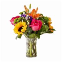 Best Day Bouquet · Make this day their best day. Our local florist handcraft a colorful array of flowers in a c...