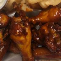 Barbecued Chicken Wings (6) · 