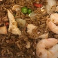 House Special Fried Rice · Served with white onions greens onions green peas and carrots. everything else is upon reque...