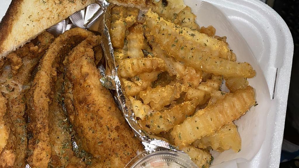 3 Pc Catfish Meal · Comes with Texas Toast, Coleslaw and fries