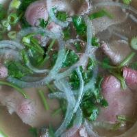 Pho Filet Mignon · Thin pho (rice) noodle with beef broth. Serve with sliced, tenderized filet mignon