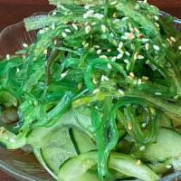Seaweed & Cucumber Salad · Served with homemade ponzu dressing.