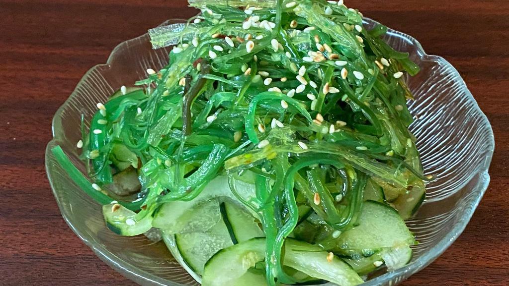 Seaweed & Cucumber Salad · Served with homemade ponzu dressing.