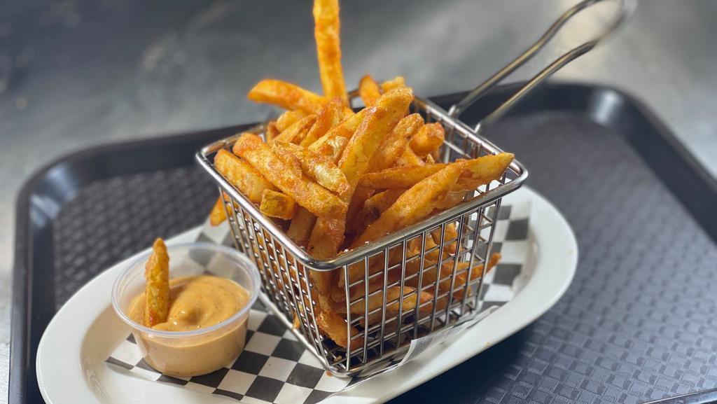 Cajun Fries · Served with spicy japanese style aioli