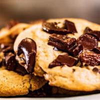 Fresh Baked Chocolate Chip Cookies · 1/3 lbs Monster Chocolate Chunk Cookie!