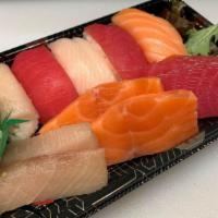 Combo · 5 pieces of Nigiri & 6 pieces of Sashimi.
