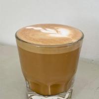 Macchiato* · Espresso with a dollop of steamed milk. Made with Crema coffee.