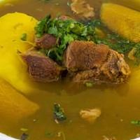 Sancocho De Gallina  · Hen Soup

Sancocho is an authentic hearty soup that combines the hen flavored with potato, c...