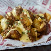 Loaded Tots · Choice of one: Cheese, Chili/Cheese, or Char Heel Style