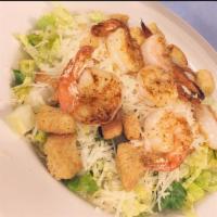 Large Caesar Salad · Romaine lettuce, parmesan cheese, croutons, and your choice of dressing.