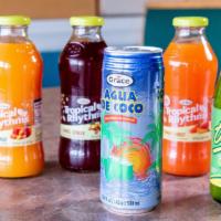 Island Drinks · Thing, Coconut Juice, Sorrel, Pineapple juice, Fruit punch, Carrot Juice