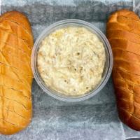 Smoked Trout Dip · Served with two french loaves