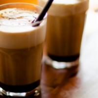 Coffee Mocha · Espresso, chocolate syrup, steamed milk, whipped cream.