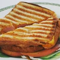 Grilled Ham And Cheese Sandwiches · Grilled with 2 slices of cheese and sliced ham