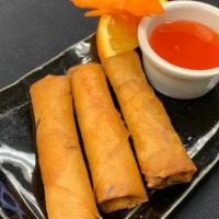 Chopstix Spring Rolls · Our famous spring rolls prepared with seasoned cabbage and carrots, wrapped in rice paper an...