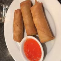 Egg Roll · Filled with vegetables and bean thread noodles. Served with sweet and sour sauce.
Vegetables...