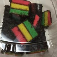 Rainbow Cookies (1/2) Pound Cookies · 1/2 pound rainbow cookies.