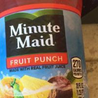 Fruit Punch · Coca Cola Minute Maid drink