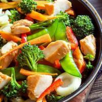 Mixed Vegetable With Chicken Or Pork Or Tofu · Spicy.