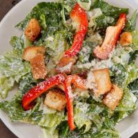 Full Caesar Salad · with red peppers